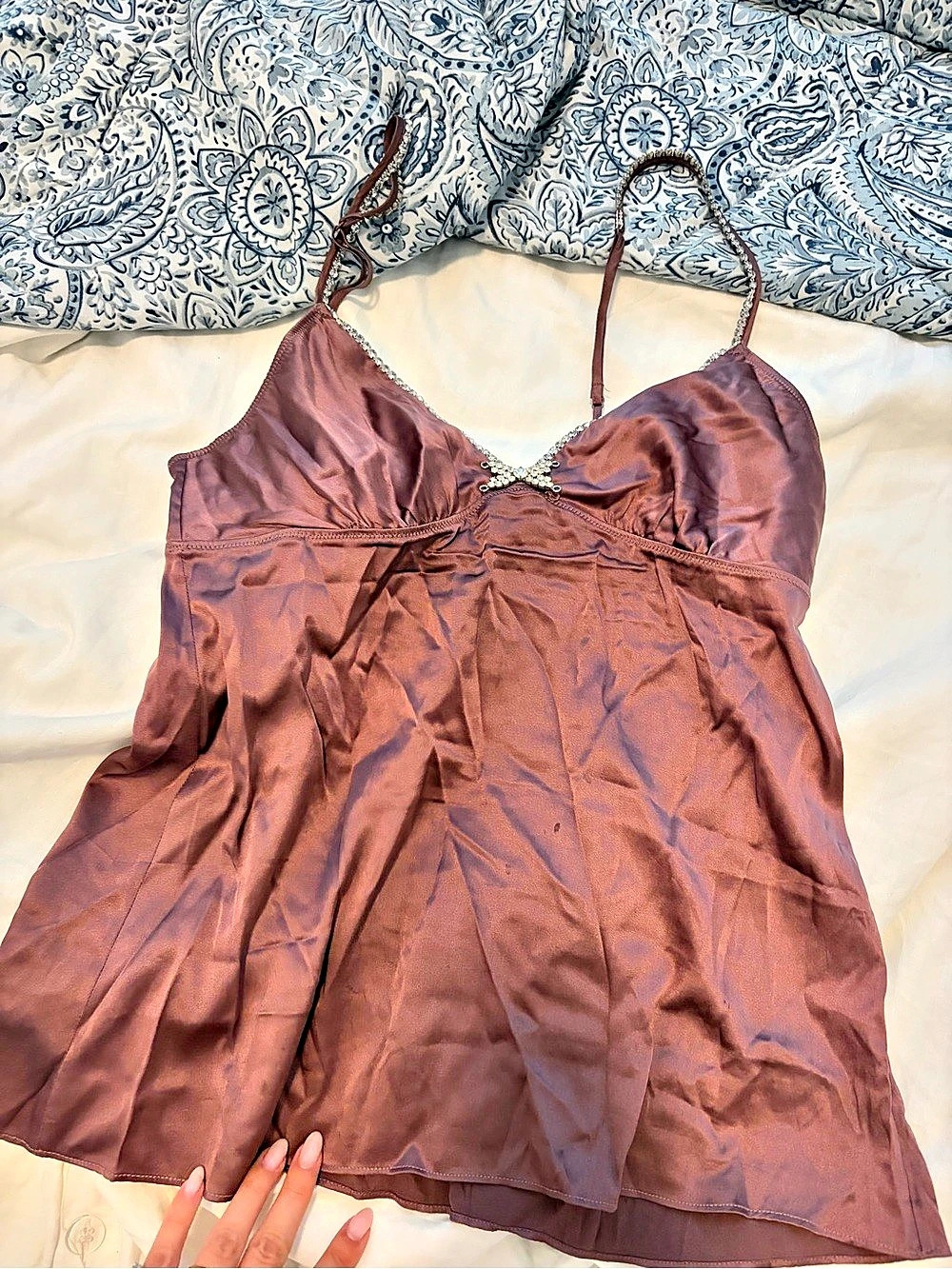 Vintage Victoria Secret Satin Top Size S